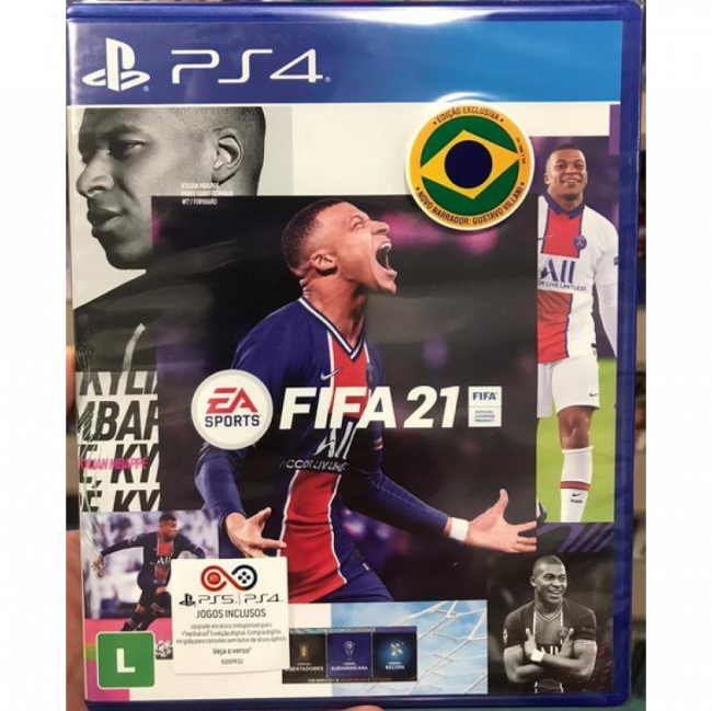 FIFA 21' foi o jogo mais baixado nos Playstation 4 e 5 em julho