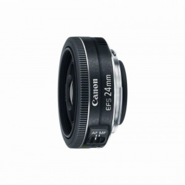 Lente EFS Canon 24mm 1:2.8 STM  Macro 0.16/0.52ft