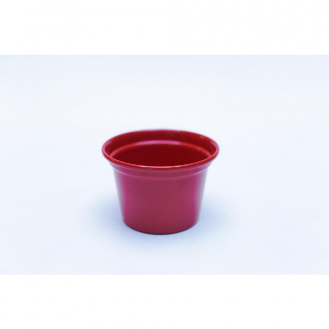 VASO VERMELHO METAL 12X16