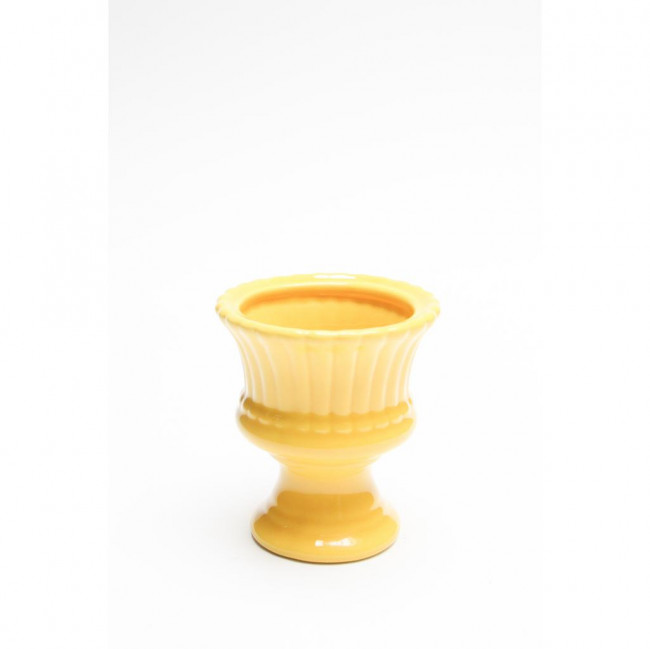 VASO PETALAS SIL AMARELO PP 10X09