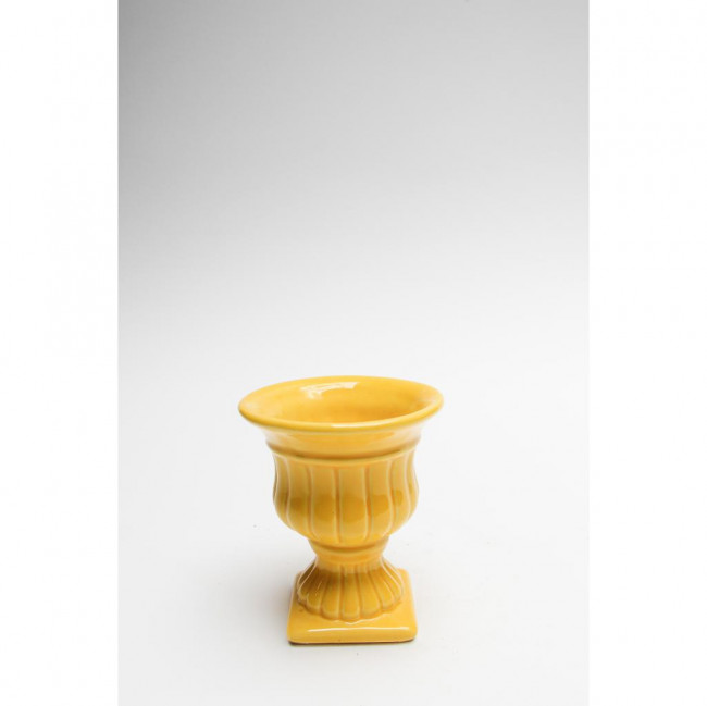 VASO BASE QUADRADA AMARELO RG PP 11X09