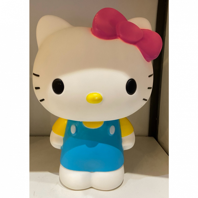 BONECA HELLOKITTY PLASTICO 30CM LACO ROSA