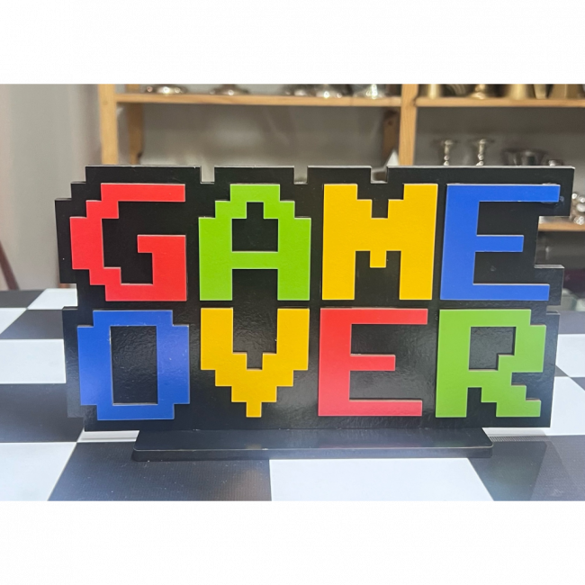 DISPLAY GAME OVER - 28X16 CM