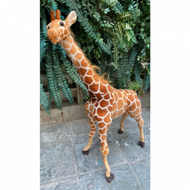 GIRAFA NOVA PELUCIA ARTICULADA 1.20M