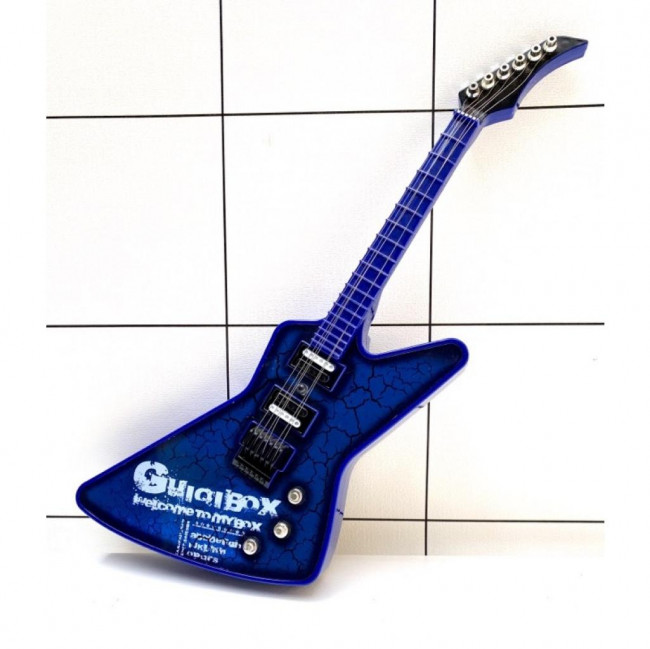 GUITARRA EXPLORER AZUL 30 CM