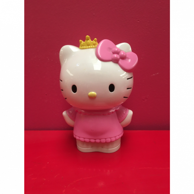 HELLO KITTY ROSA COM COROA