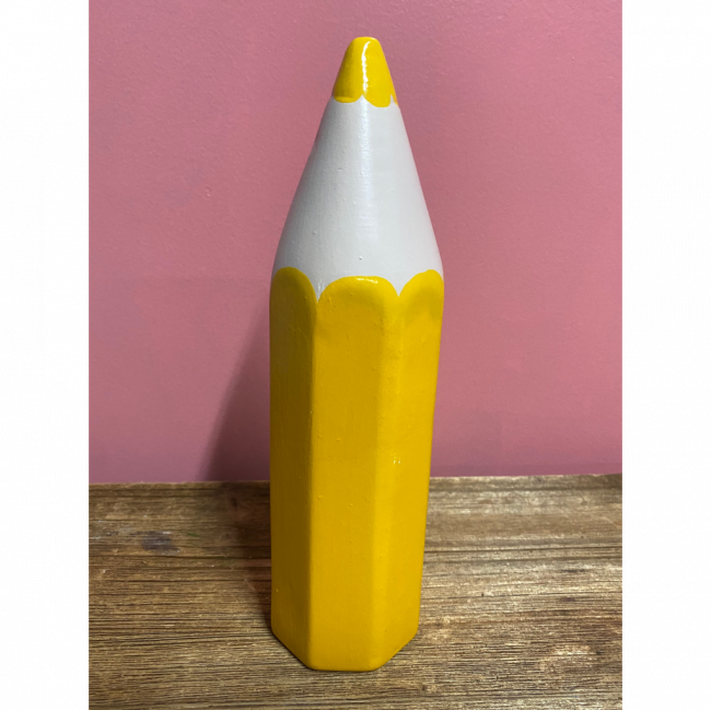 LAPIS CERAMICA 23CM AMARELO