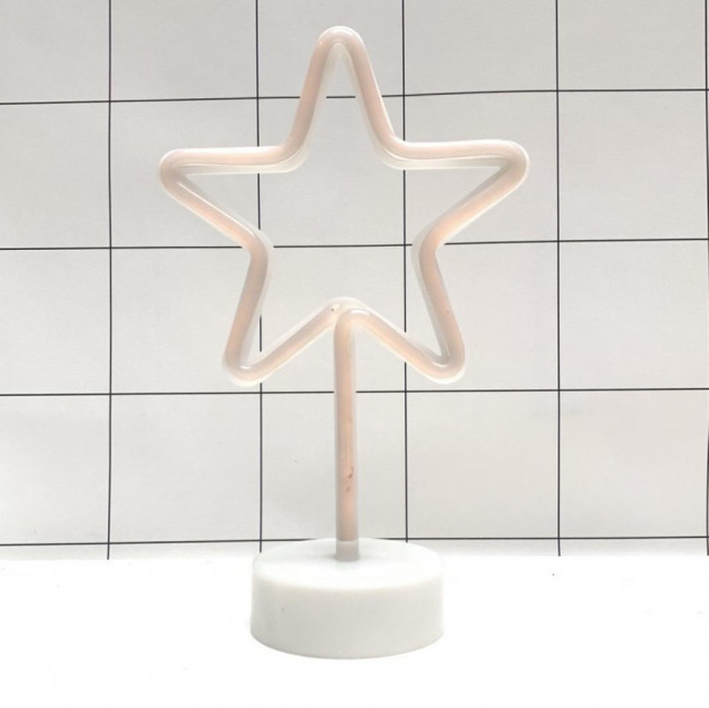 LUMINOSO NEON ESTRELA PEDESTAL 27CM