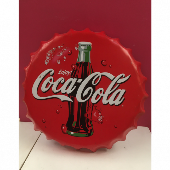 TAMPA COCA COLA VERMELHA 39CM