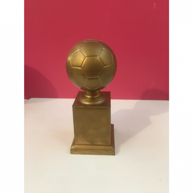 TROFÉU BOLA DOURADO 19 CM