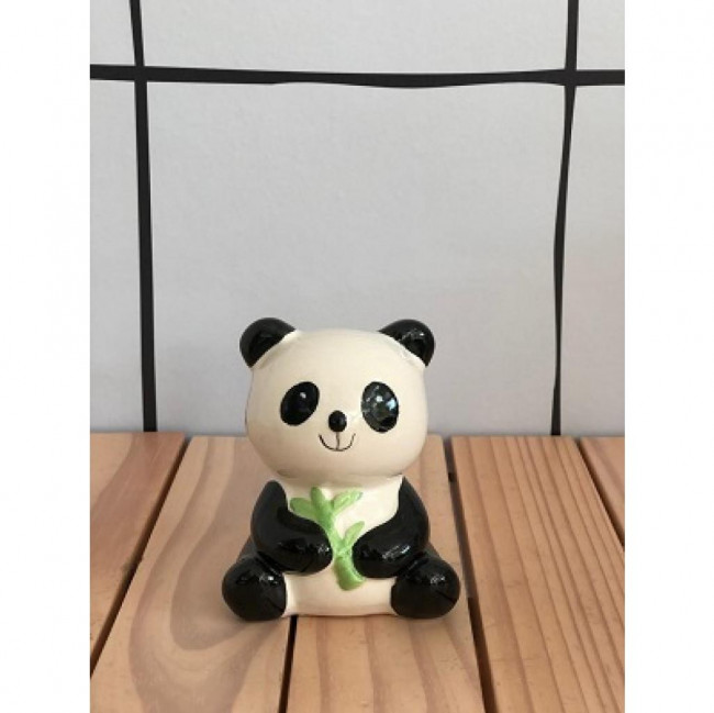 Panda cerâmica sentado P