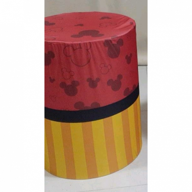 CAPA CILINDRO M ROUPA MICKEY VERMELHO E AMARELO