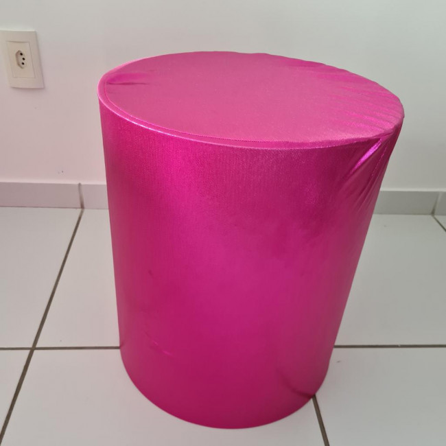 CAPA DE CILINDRO ROSA METÁLICO M