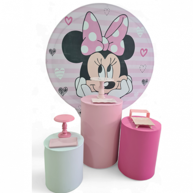 KIT PM - MINI - MINNIE ROSA COLOR 01