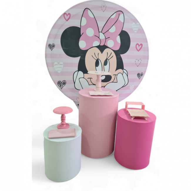 KIT PM - MINI - MINNIE ROSA COLOR 01