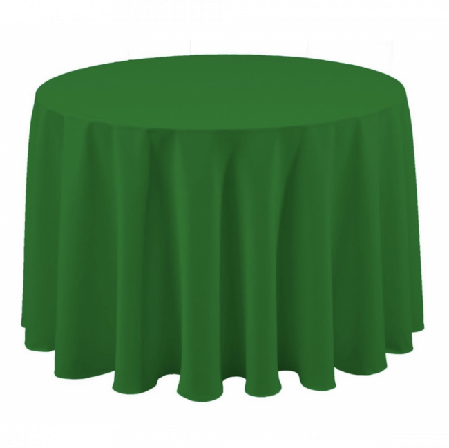 Toalha redonda verde oxford 1,5 x 1,5