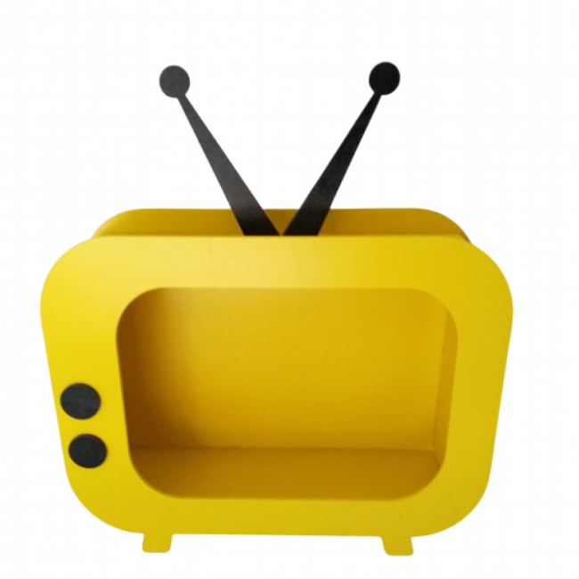 NICHO TV RETRO AMARELO