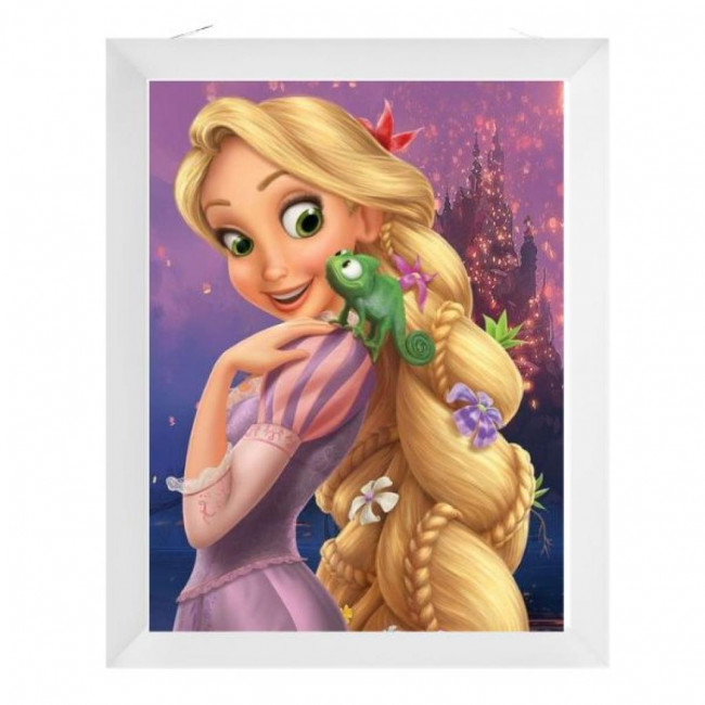 QUADRO DECORATIVO (RAPUNZEL/ENROLADOS)