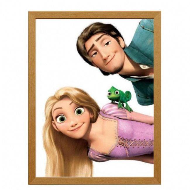 QUADRO DECORATIVO (RAPUNZEL/ENROLADOS)