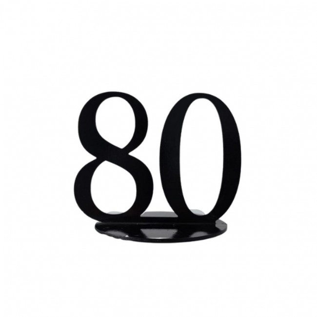 TOPO NUMERO 80 (PRETO)