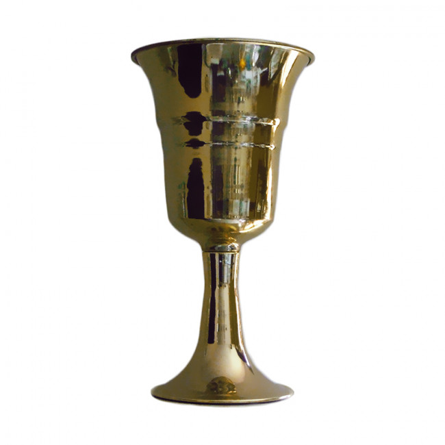Vaso Metal Dourado 34x62cm