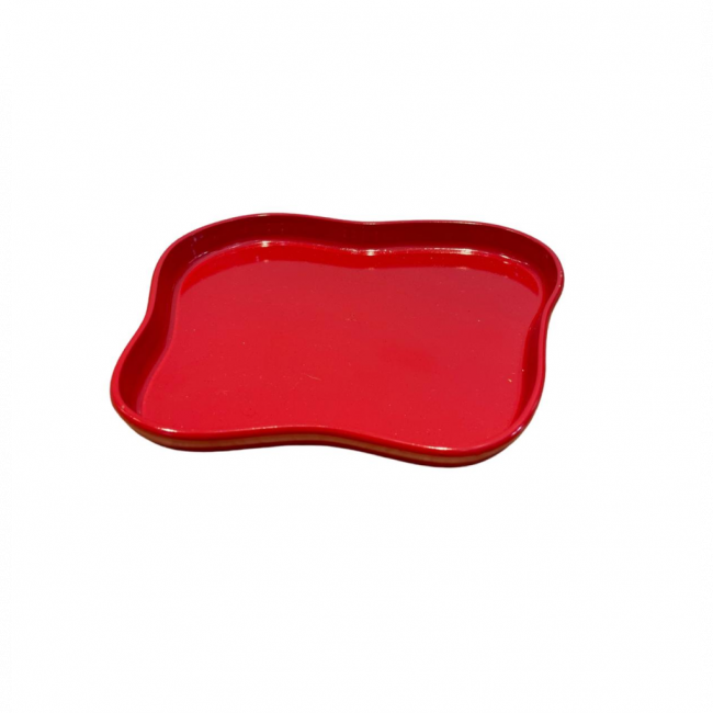 BANDEJA ABS ORGÂNICA VERMELHO 3