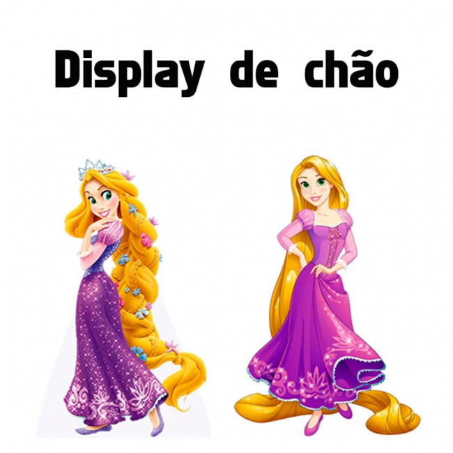 .Display de Chão Rapunzel