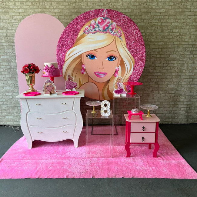 Decoração Barbie princesa (modelo 12)