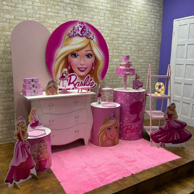 Decoração Barbie Princesa ( modelo 9 )
