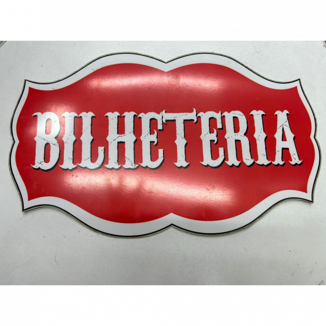 Totem pvc Bilheteria