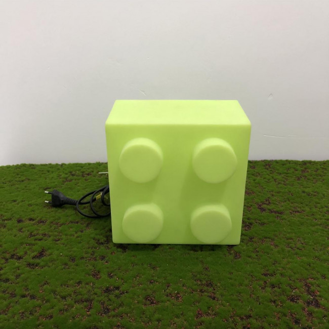 Abajur Lego verde