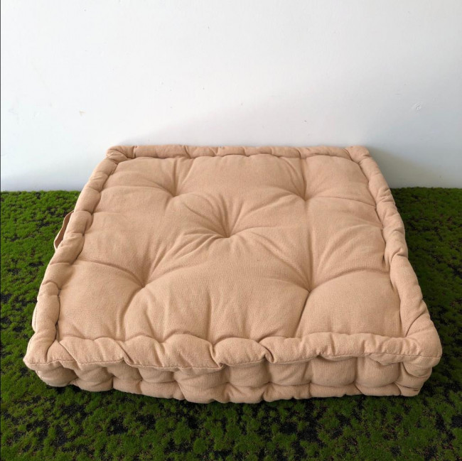 Almofada futon bege