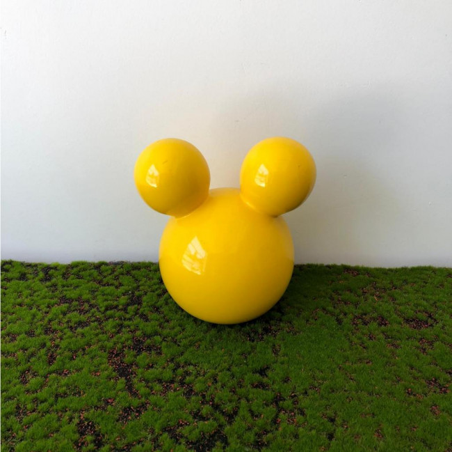 Cabeça do Mickey amarelo