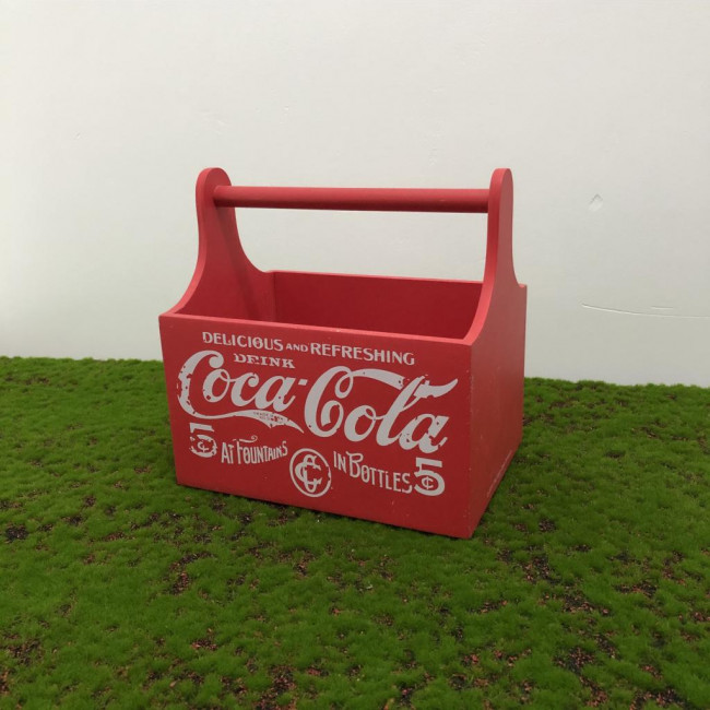 Caixote coca cola vermelho