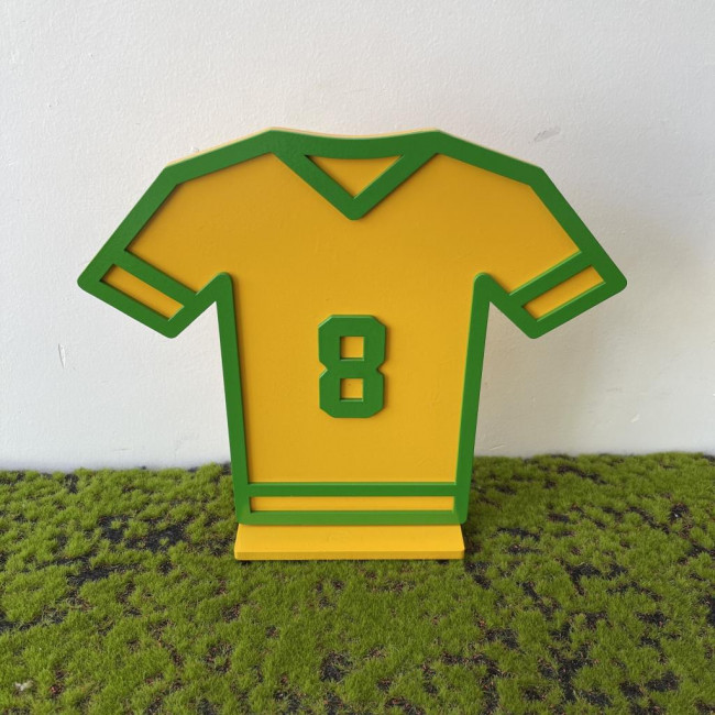 Display camisa 8 futebol