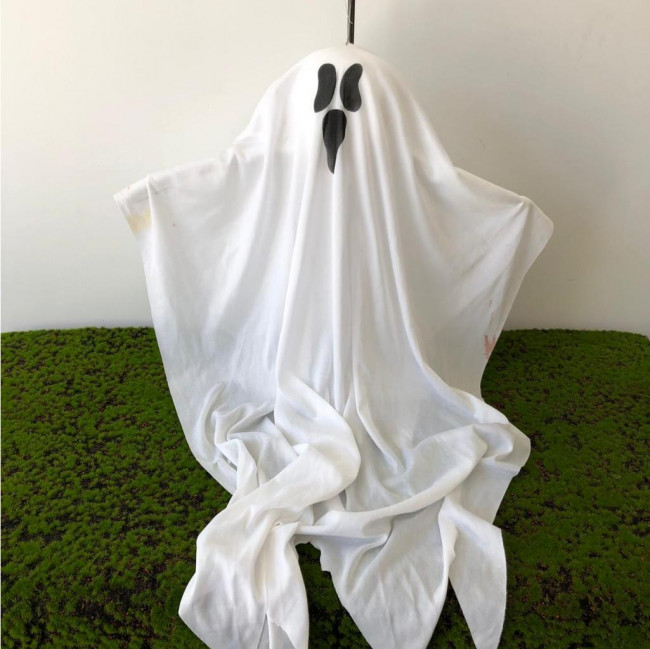 Fantasma tecido branco Halloween