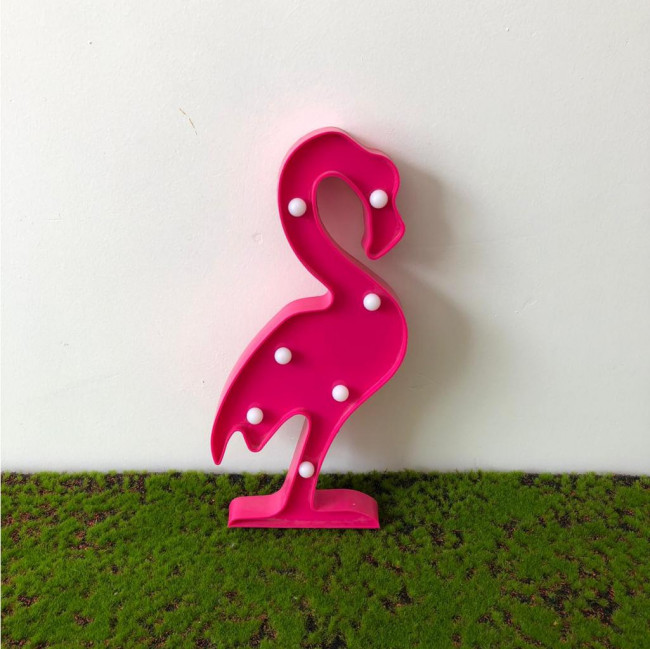 Flamingo led rosa pink (Produto não acompanha pilhas)