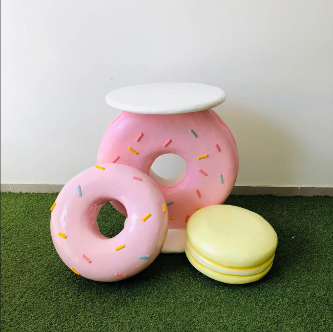 Mesa Donuts / rosquinha decorativo fibrado doces