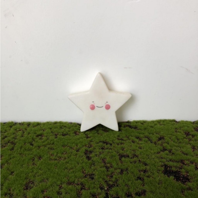 Mini iluminado estrela (PP) branco