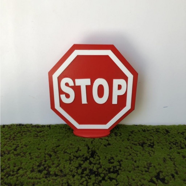 Display Placa stop