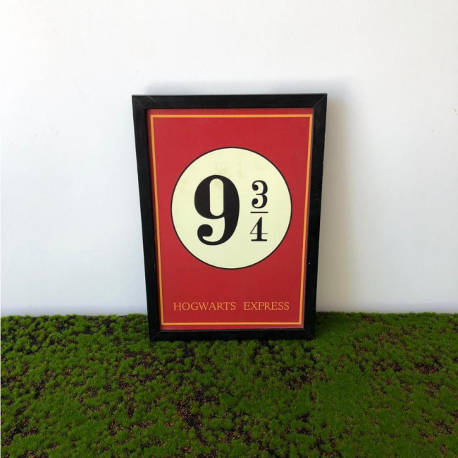 Quadro 9/3 quartos Harry Potter