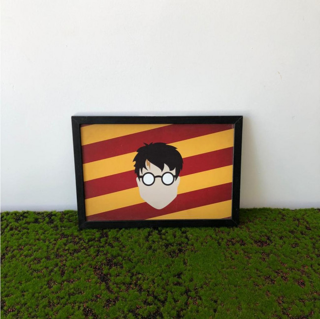 Quadro Harry Potter listrado