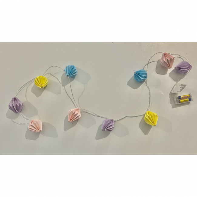CORDAO LED balão candy color com luzes (Não acompanha as pilhas- 2pilhas)