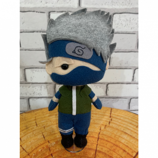 Kakashi de Feltro 25cm A (Naruto)