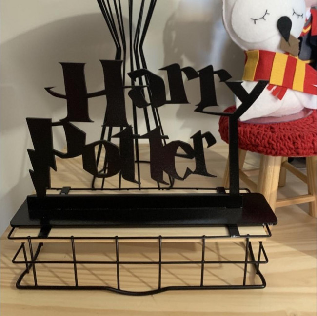 Kit 2 peças placas de mdf Harry Potter