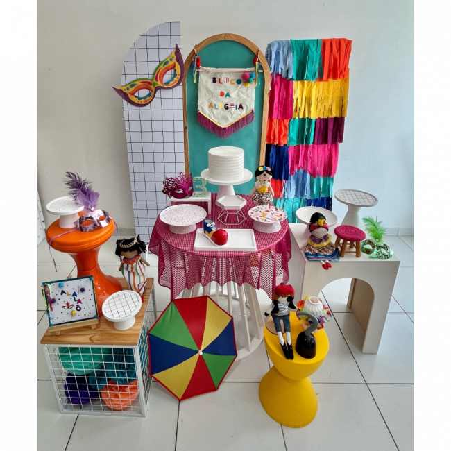 Kit Pegue e Monte Carnaval Pink