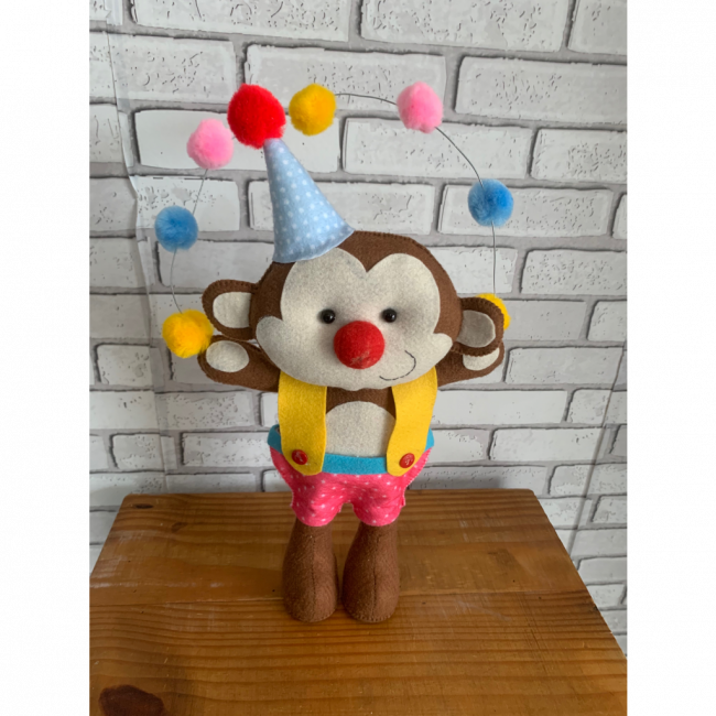 Macaco Malabarista circo (25cm)