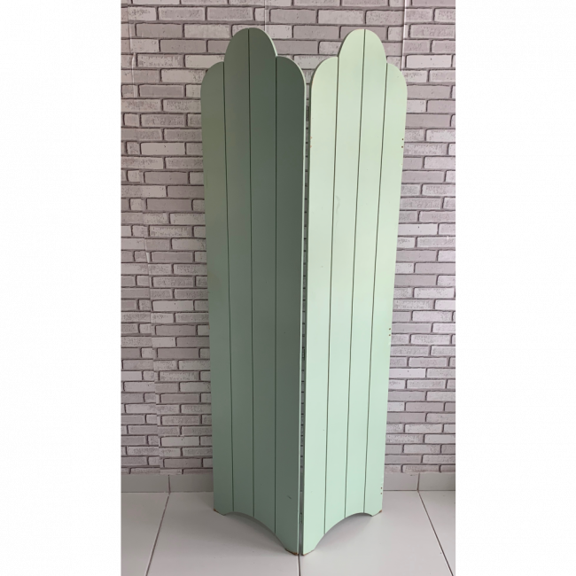 Painel Biombo 2 partes cor verde menta (1,65alt e 80cm de largura)