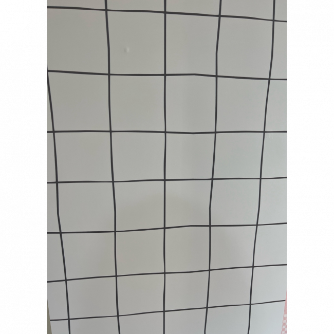 Painel xadrez grid preto e branco (1,90A x 45cm L))