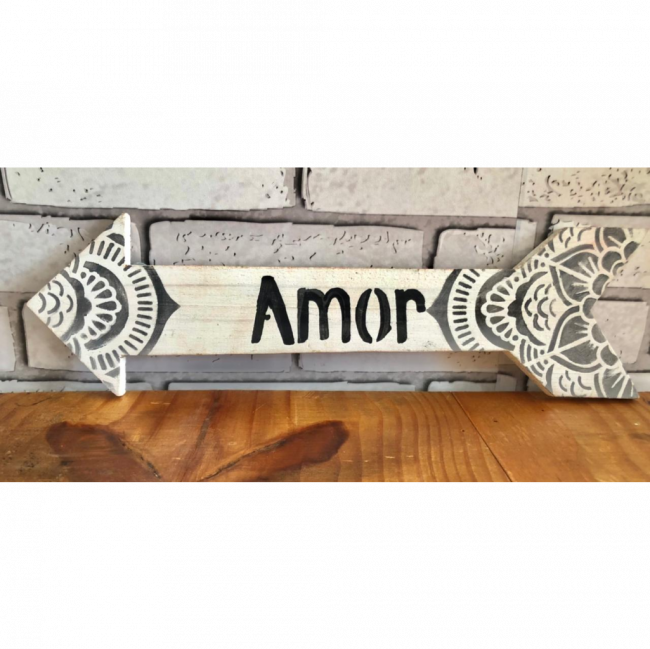 Seta Mdf Amor (30cm)